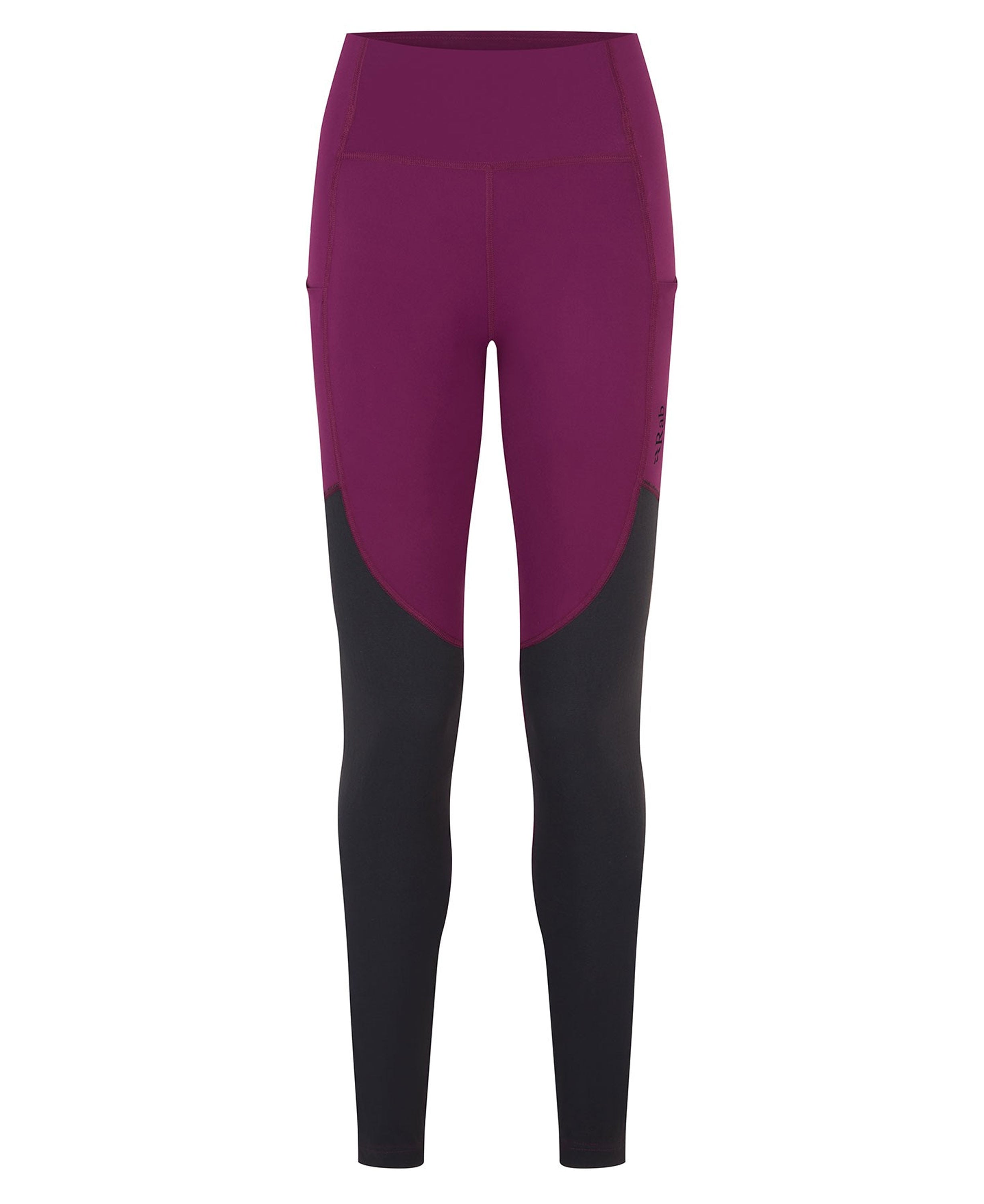 Torque Tights - Mulberry/Black