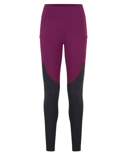 Torque Tights - Mulberry/Black