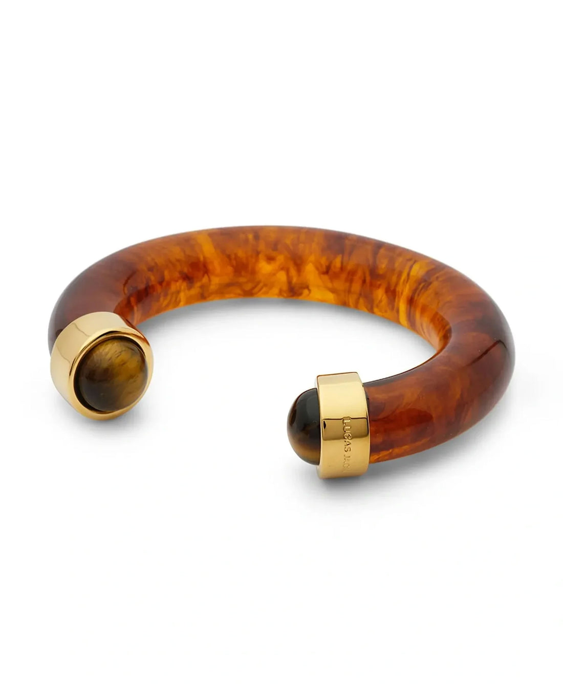 Tortoise Shell Resin Bracelet - Tiger Eye