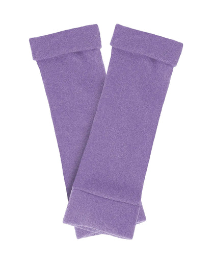 Cashmere Fingerless Gloves - Heather