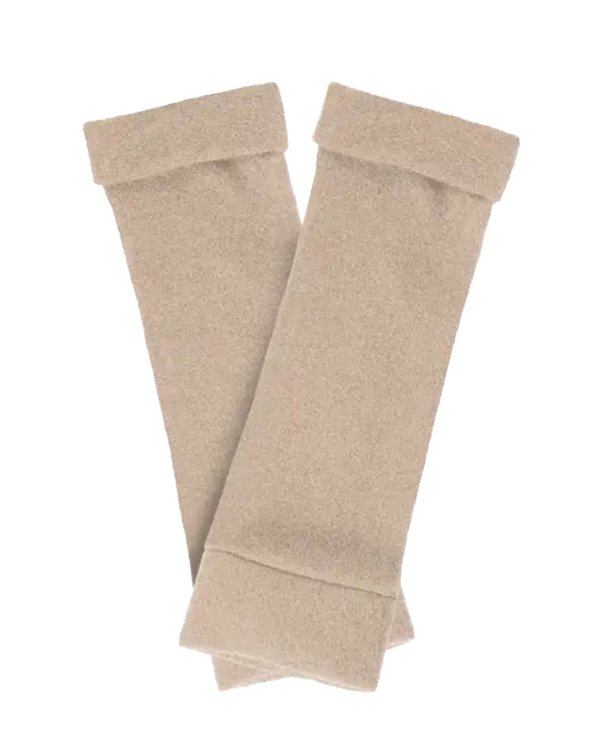 Cashmere Fingerless Gloves - Camel