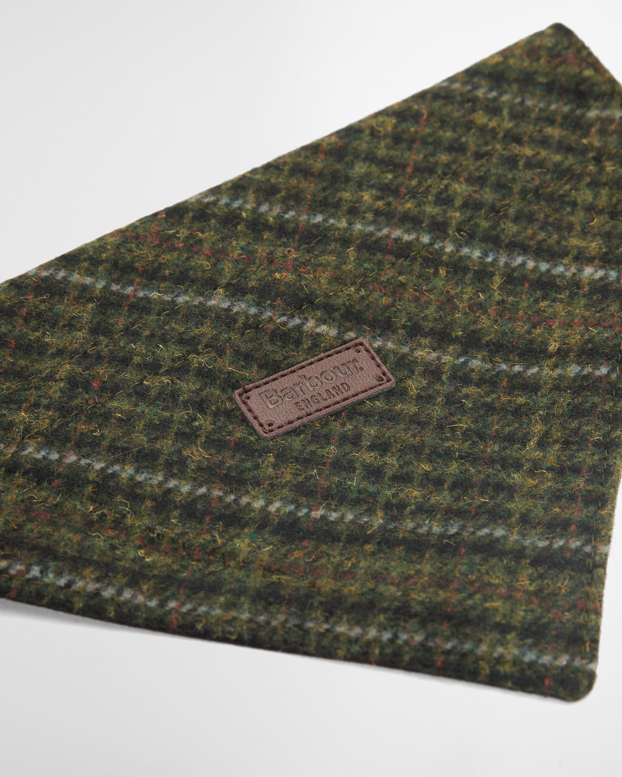 Wilkin Dog Bandana - Olive Check
