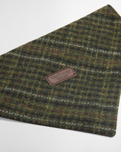 Wilkin Dog Bandana - Olive Check