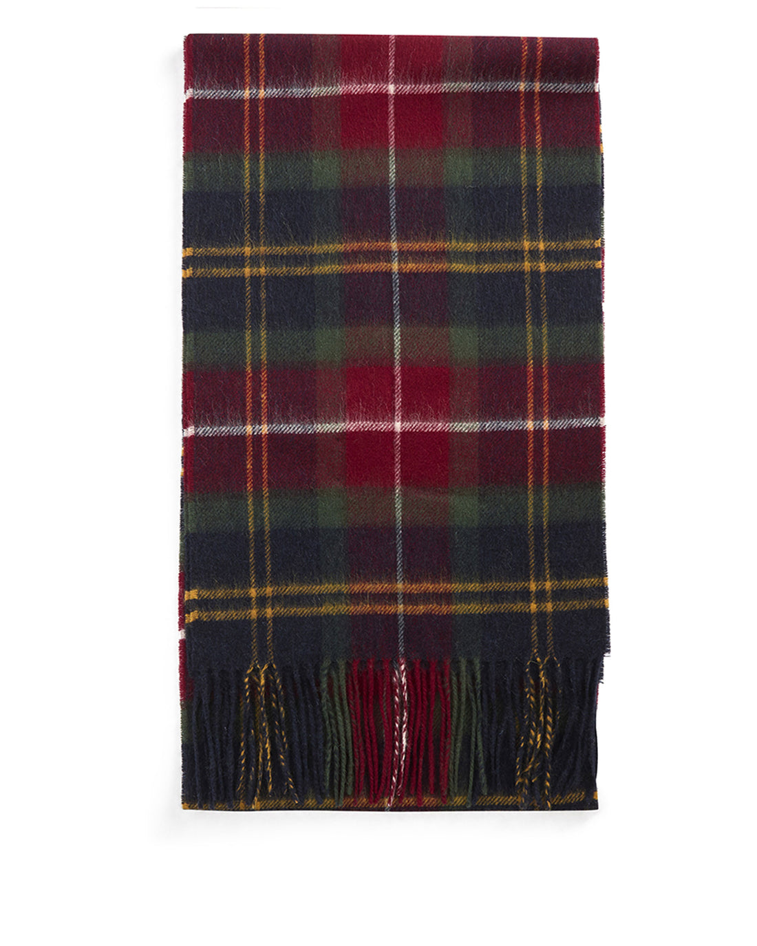 Wool Cashmere Tartan Scarf - Winterberry Tartan