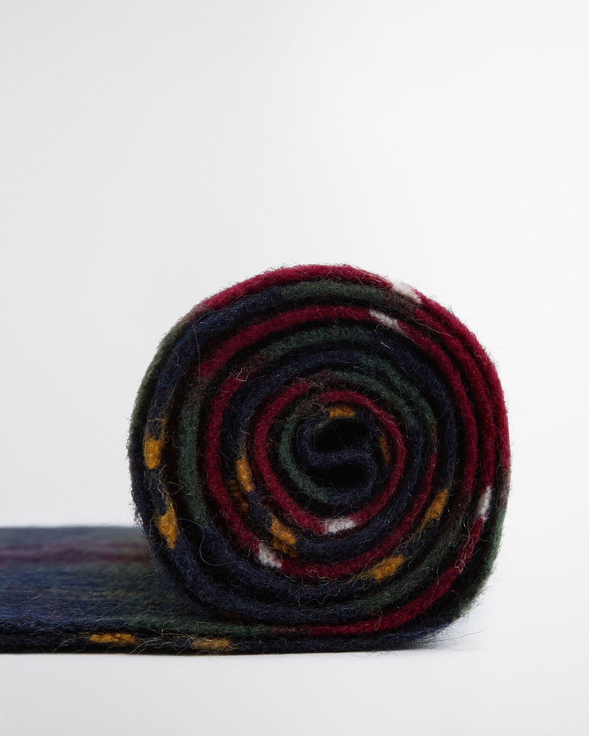 Wool Cashmere Tartan Scarf - Winterberry Tartan