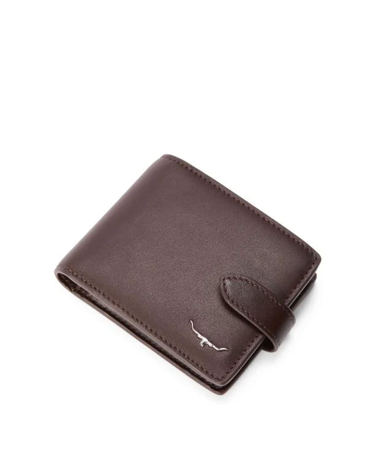 Wallet With Pocket And Tab - Chestnut