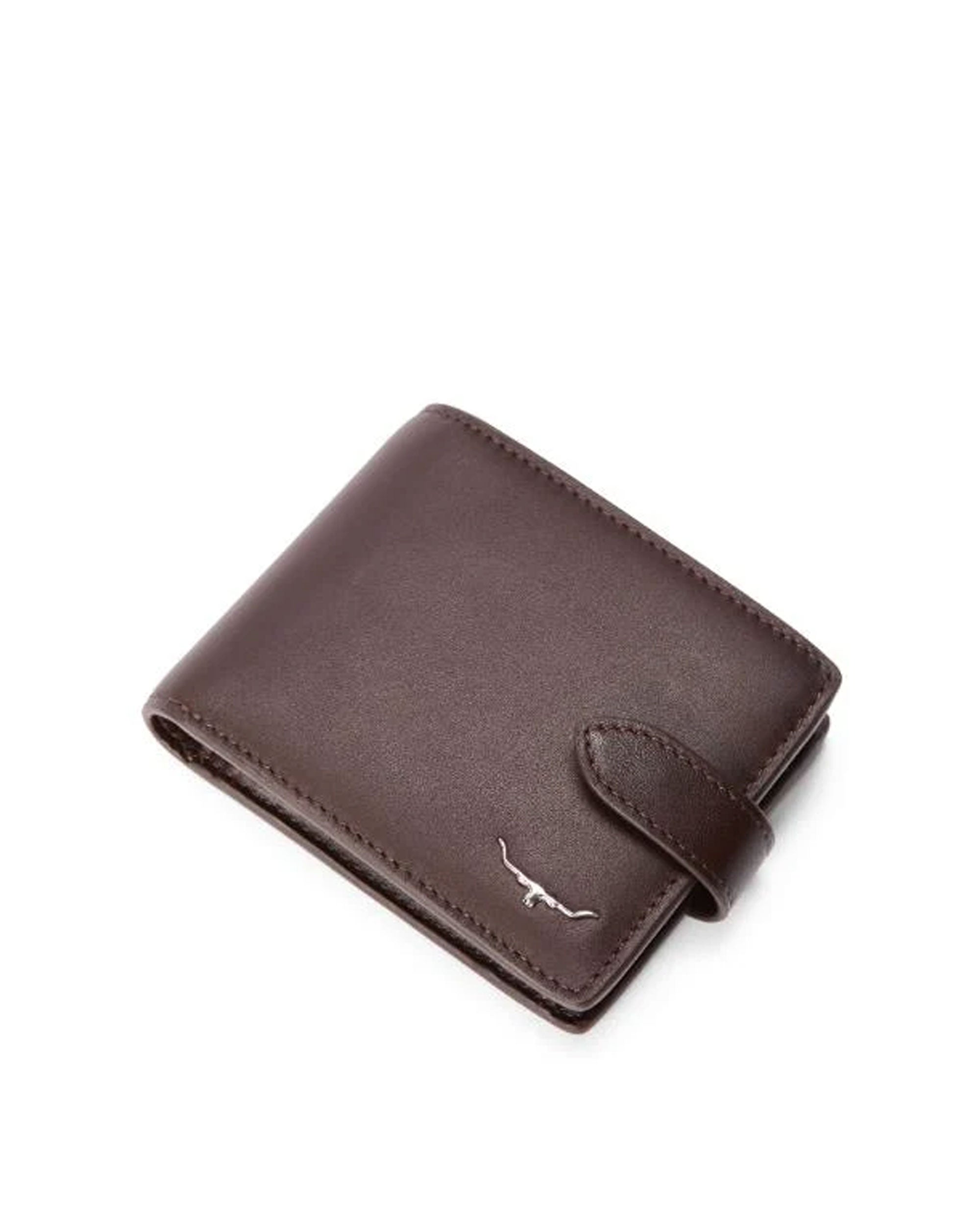 Wallet With Pocket And Tab - Chestnut