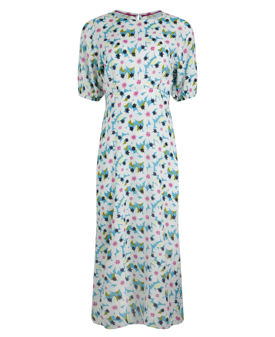 Everly Eco Printed Dress - Washed Blue