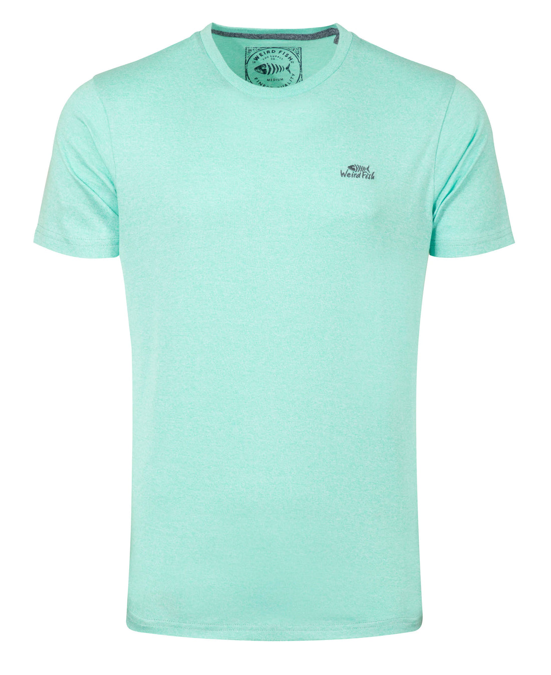 Fished Organic Branded Tee - Aquamarine