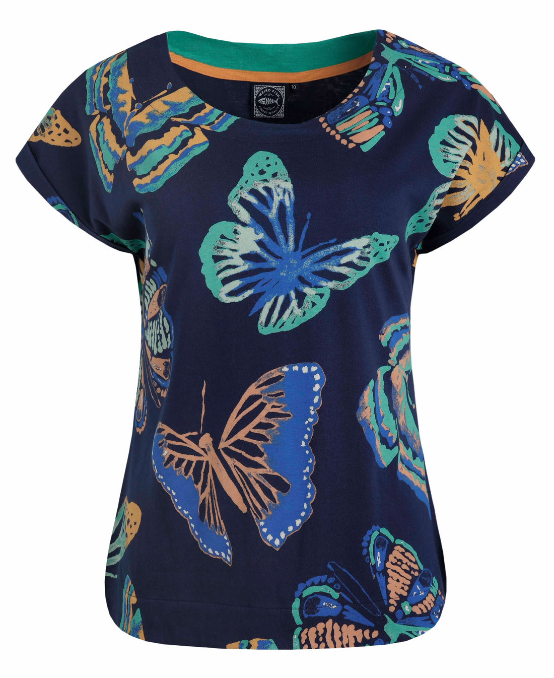 Paw Paw Organic Jersey Tee - Dark Blue