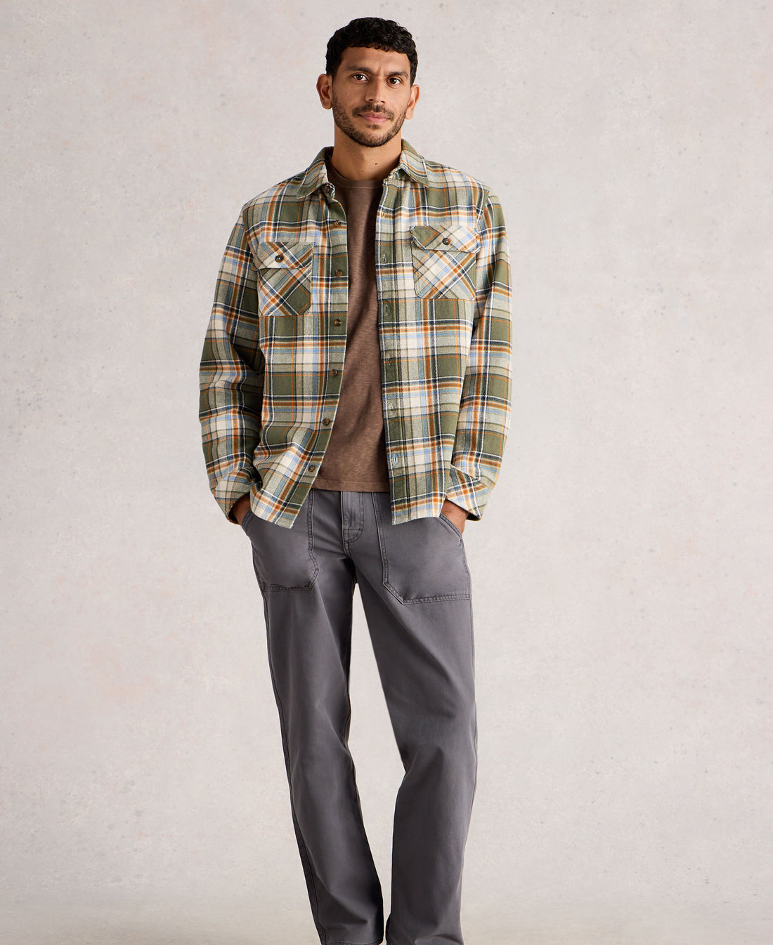 Darwen Check Shirt - Green Multi