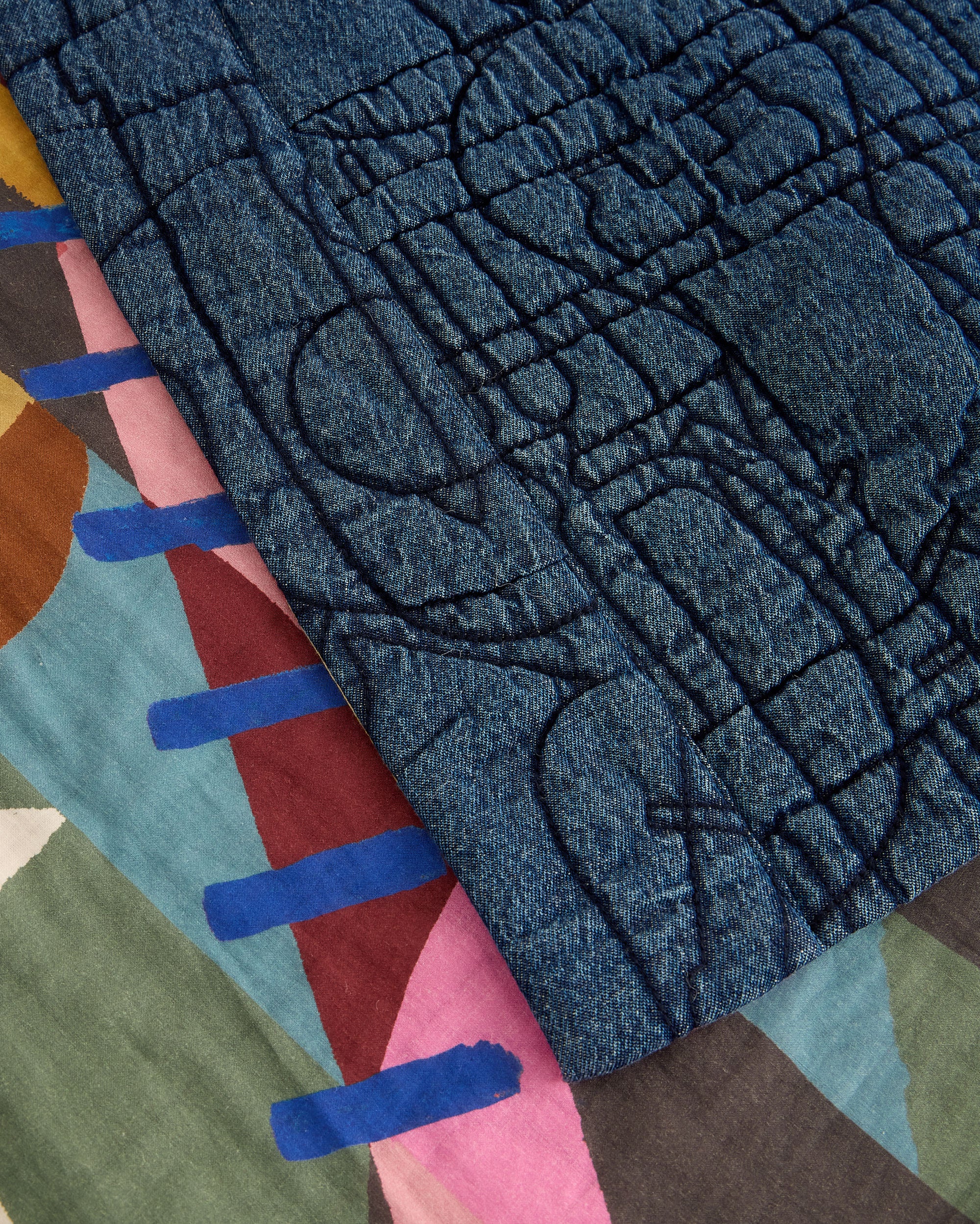 Elodie Reversible Jacket - Blue Multi