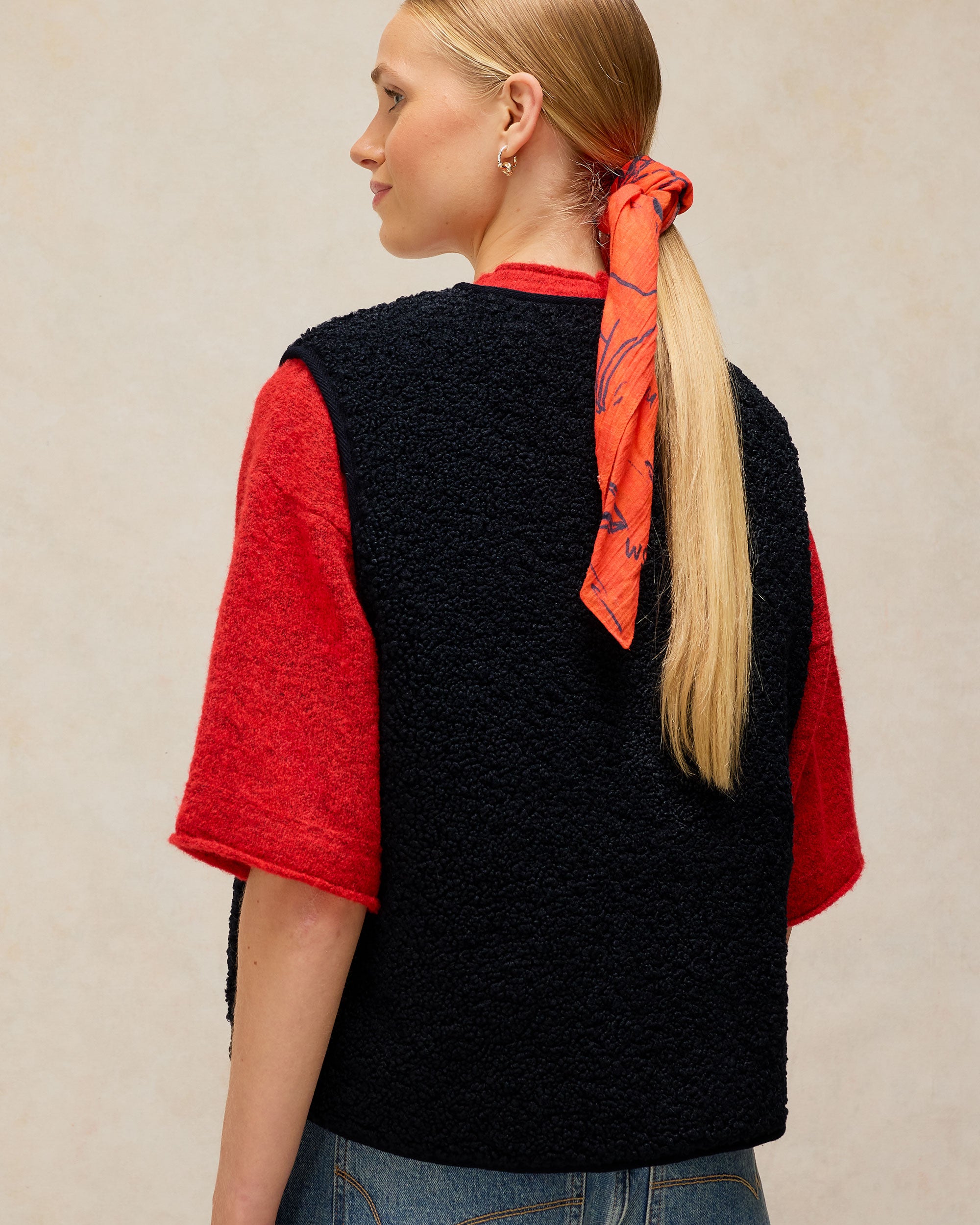 Emery Reversible Gilet - Dark Navy