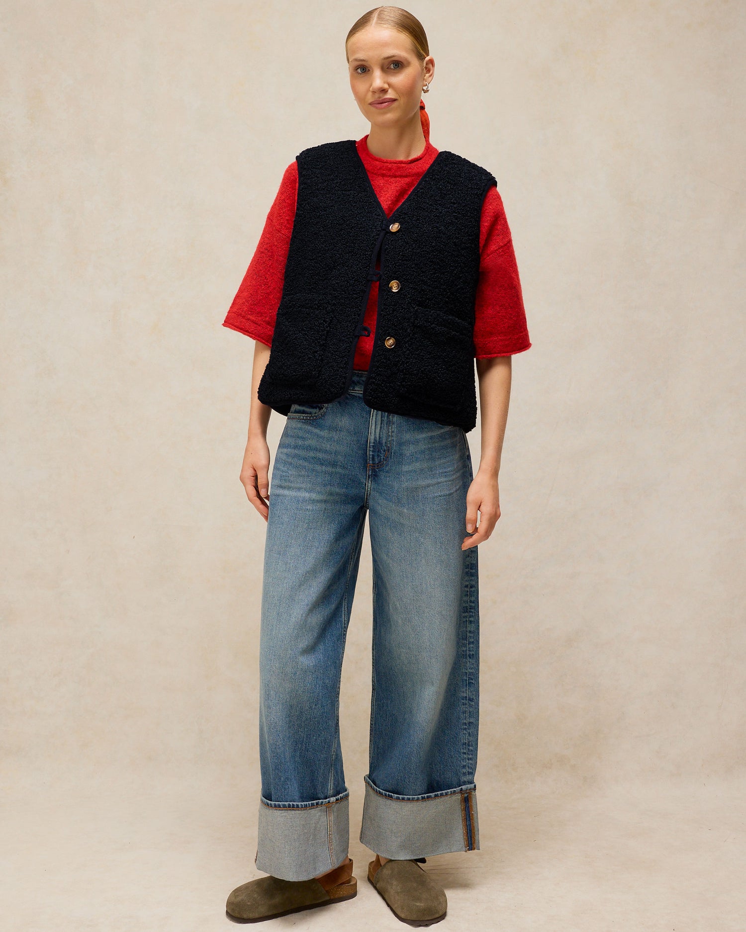 Emery Reversible Gilet - Dark Navy