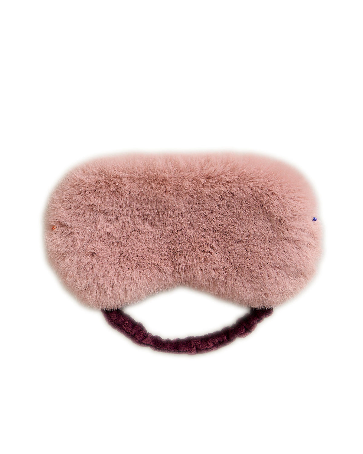 Faux Fur Eye Mask - Light Pink