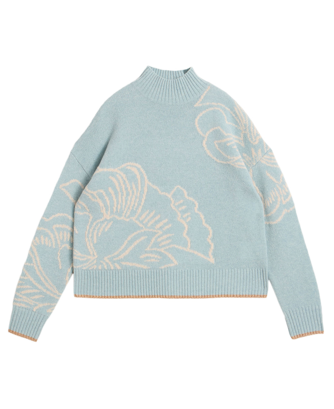 Fenella Floral Jumper - Blue Multi