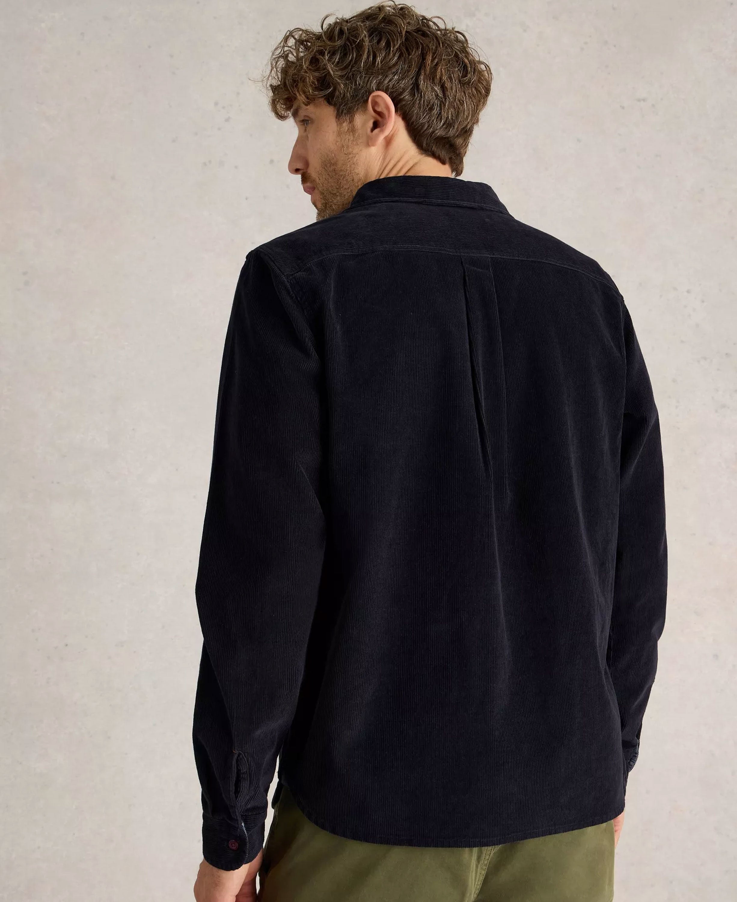 Griffin Cord Shirt - Dark Navy