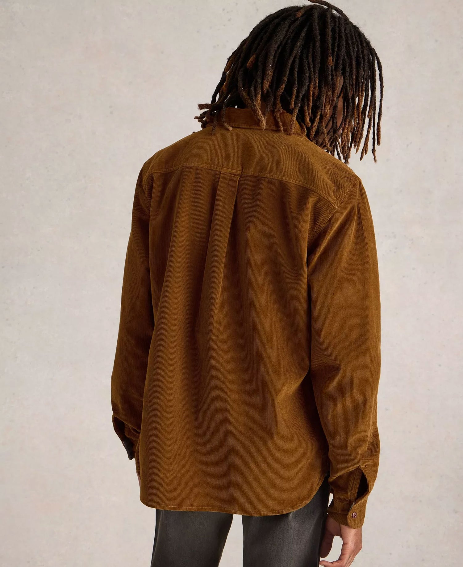 Griffin Cord Shirt - Mid Brown