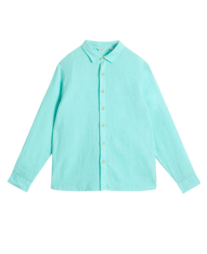 Keswick Linen Shirt - Bright Blue