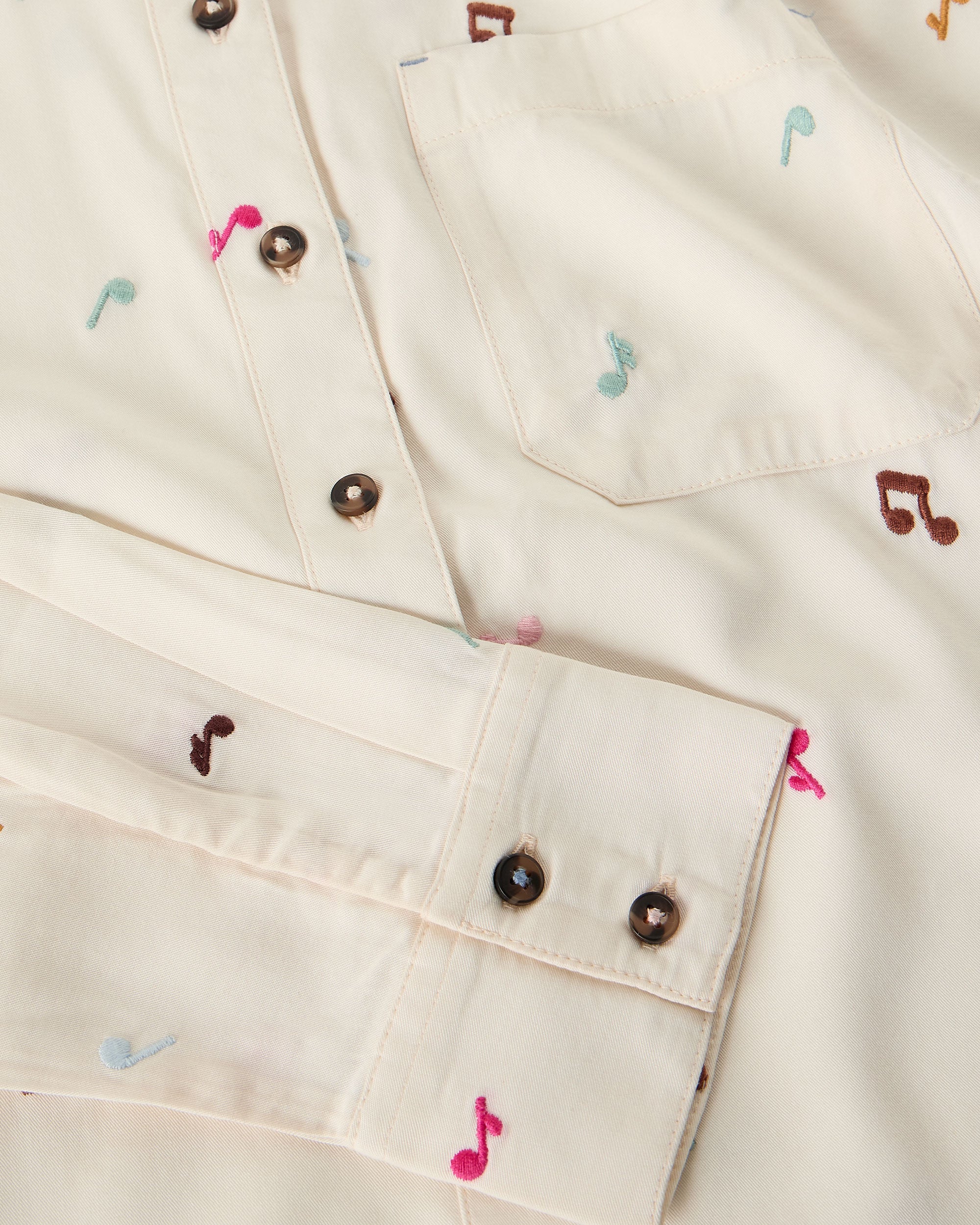 Libby Shirt - Ivory Multi