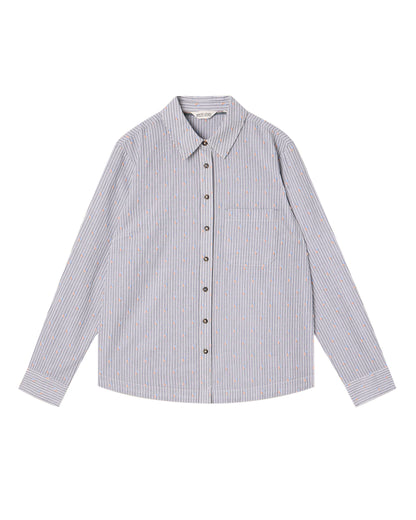 Libby Organic Cotton Shirt - Blue Multi