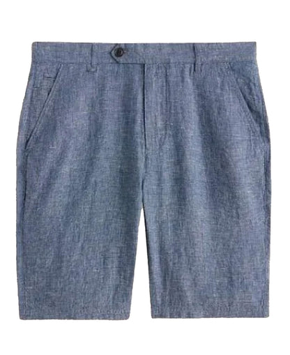 Linen Chino Short - Mid Blue