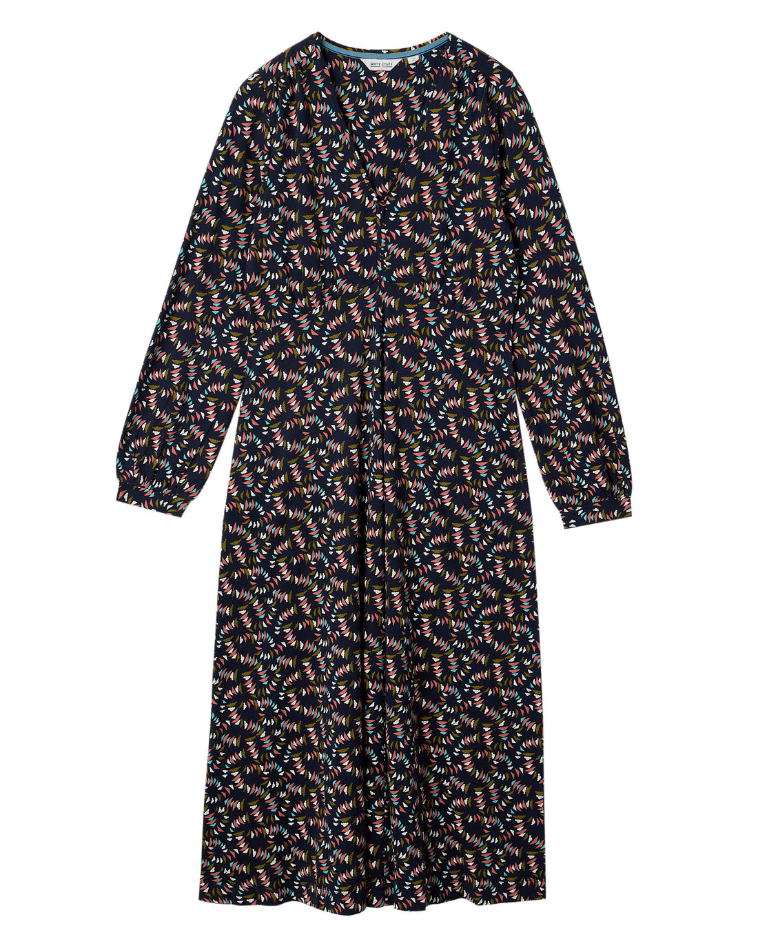 Megan Jersey Dress - Navy Multi