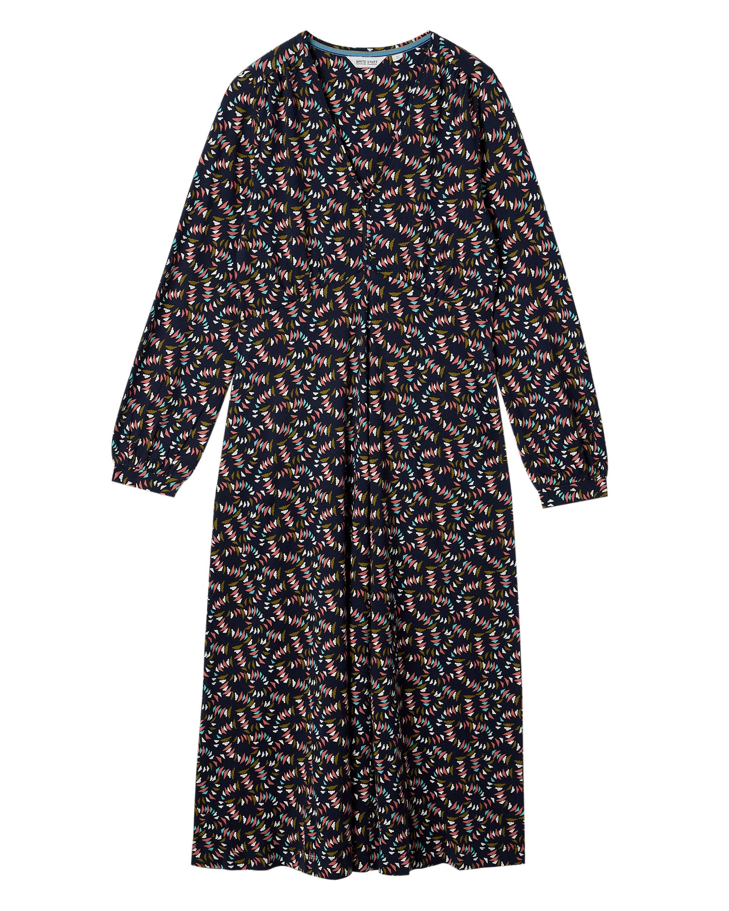 Megan Jersey Dress - Navy Multi