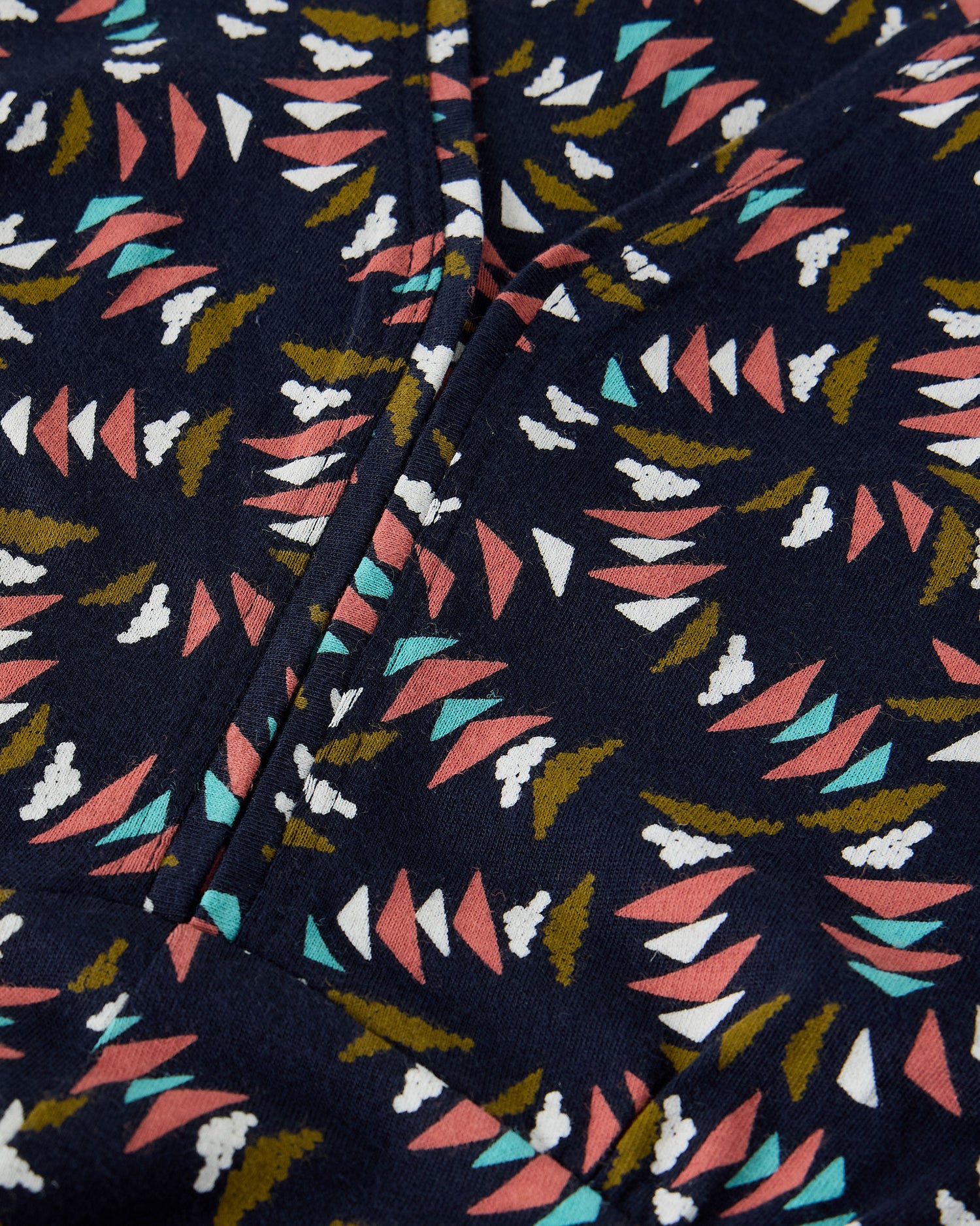 Megan Jersey Dress - Navy Multi