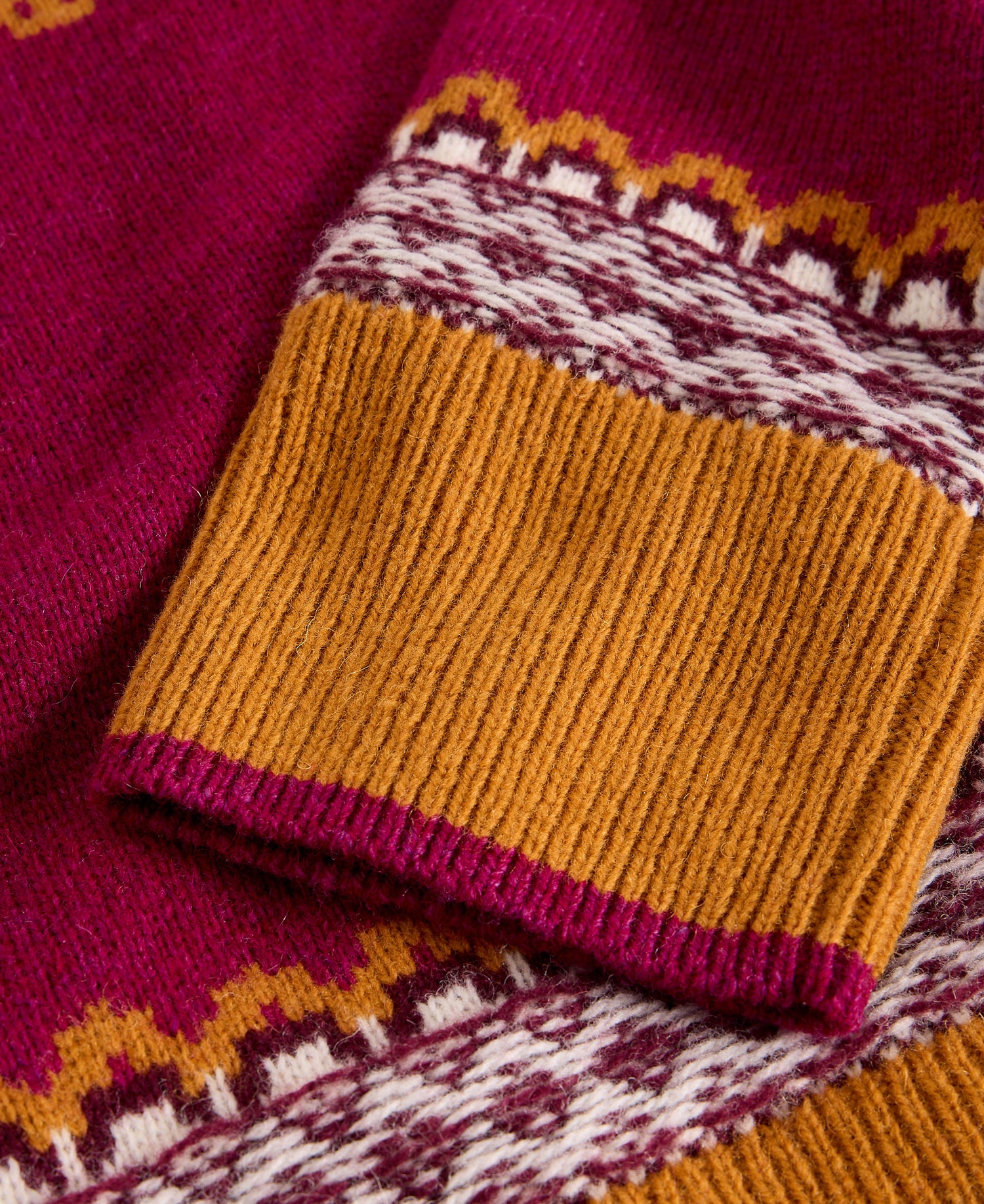 Millie Fairisle Jumper - Pink Multi