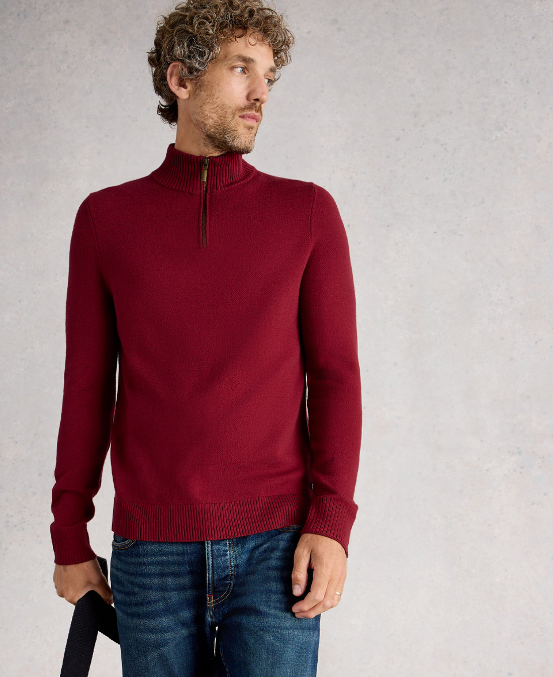 Newport Merino Funnel - Deep Red