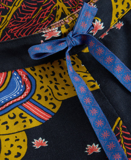 Nina Organic PJ Bottom - Black Multi