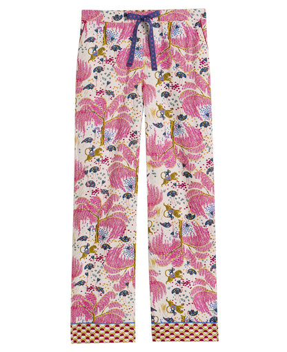 Nina Organic PJ Bottom - Natural Print