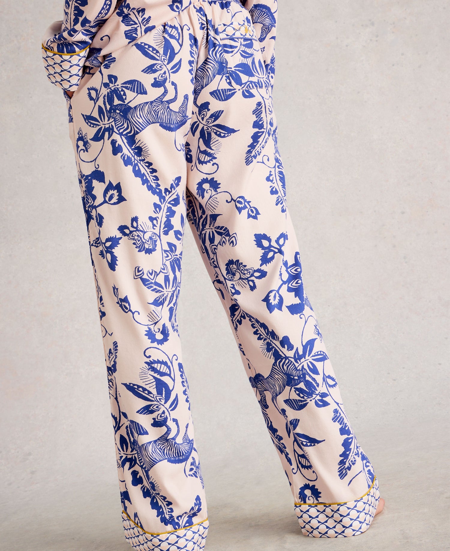 Nina Organic PJ Bottom - Pink Print