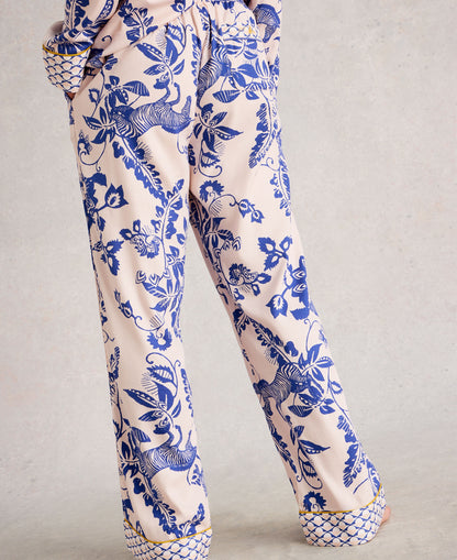 Nina Organic PJ Bottom - Pink Print