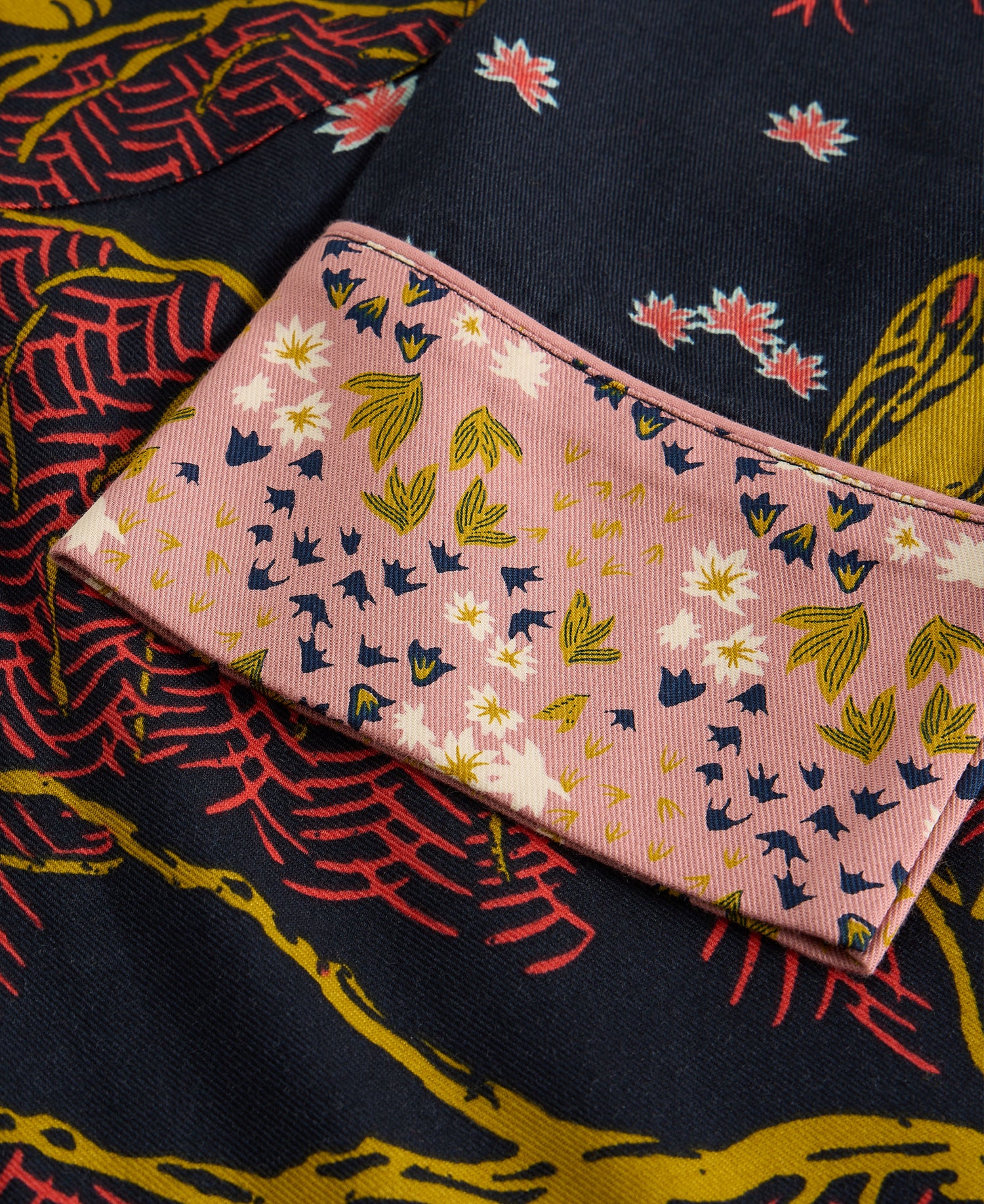 Nina Organic PJ Shirt - Black Multi