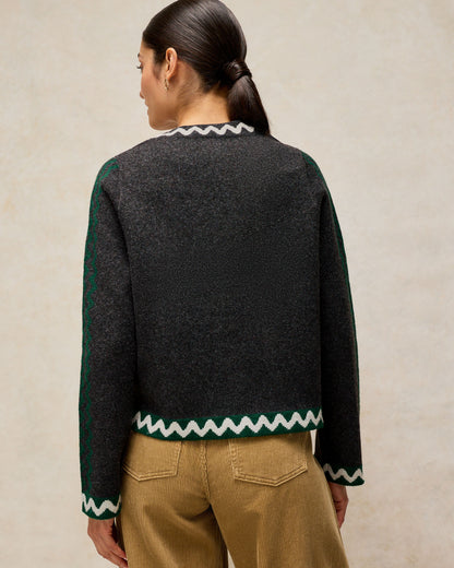 Nomad Knit Jacket - Grey Multi
