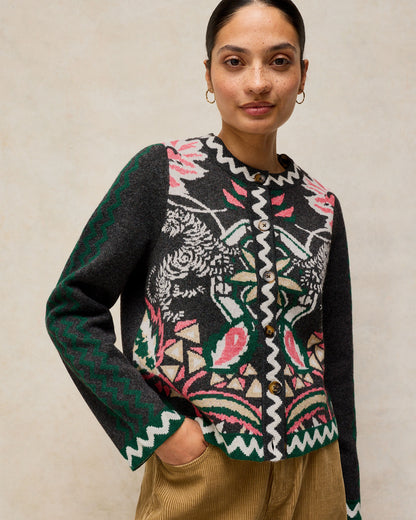 Nomad Knit Jacket - Grey Multi