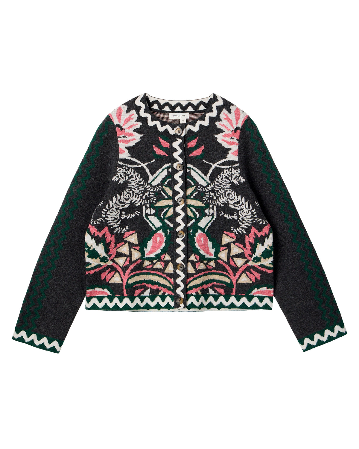Nomad Knit Jacket - Grey Multi