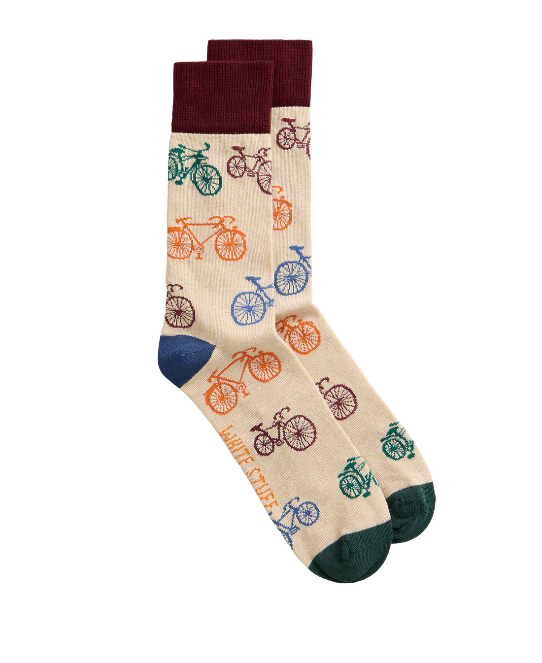 Novelty Ankle Sock - Natural Multi