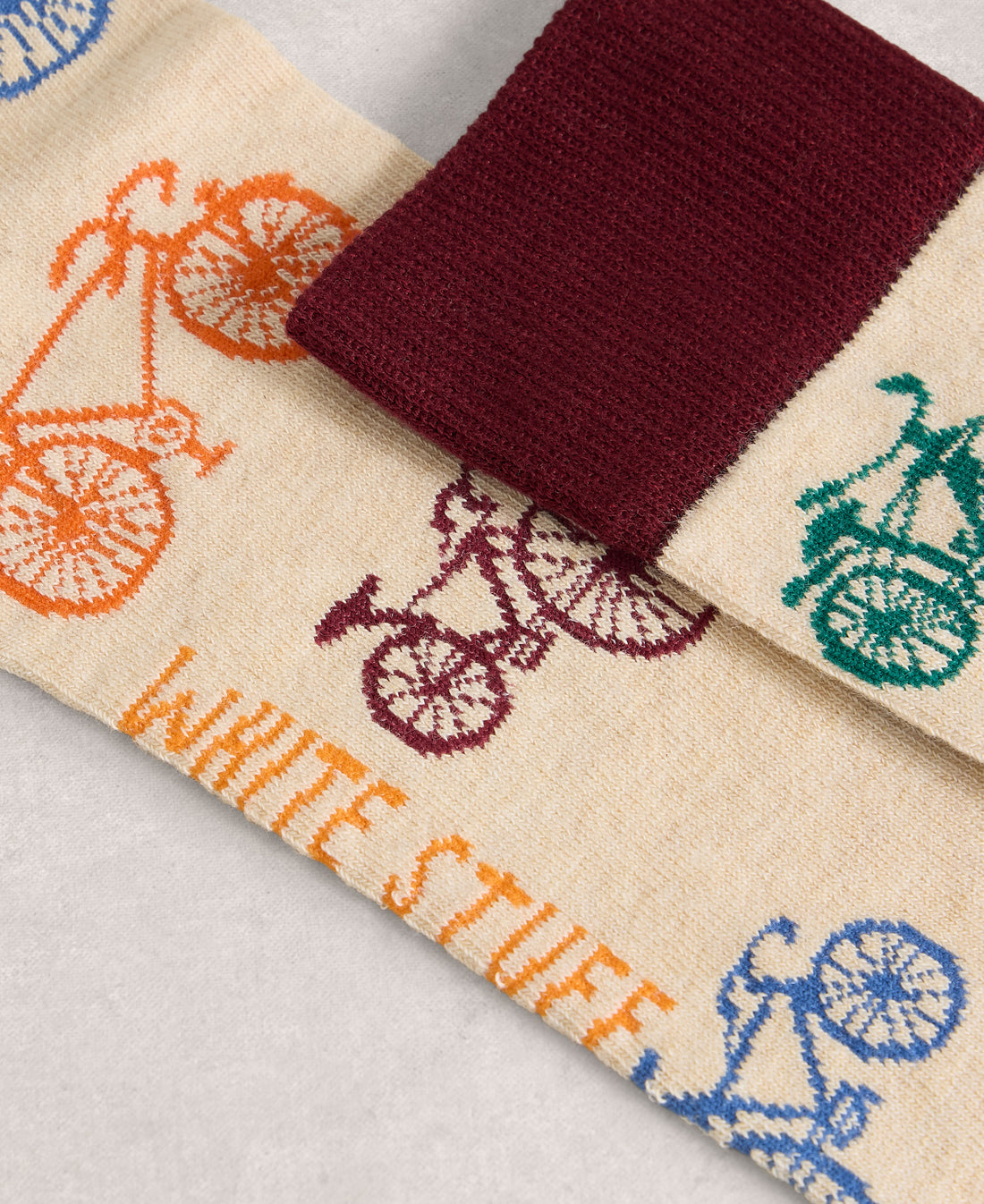 Novelty Ankle Sock - Natural Multi
