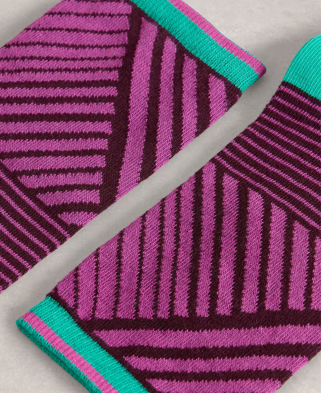Pattern Ankle Sock - Purple Multi