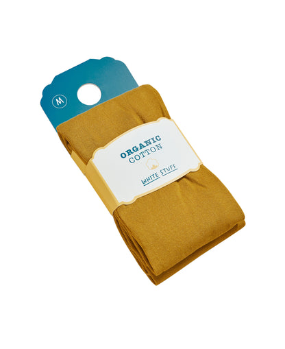 Patty Plain Tights - Dark Chartreuse