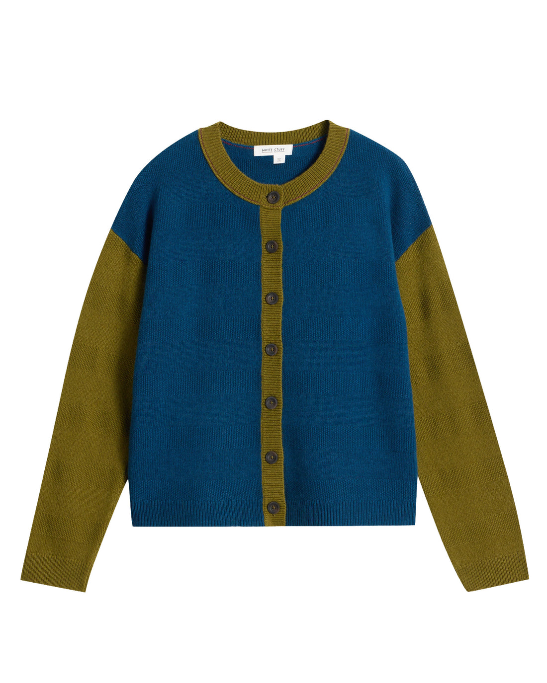 Sansa Stitch Cardi - Teal Multi