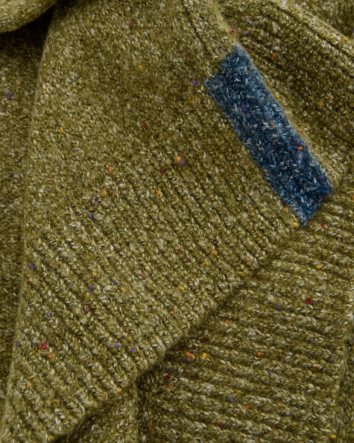 Talia Nep High Neck Jumper - Mid Green