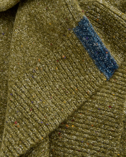 Talia Nep High Neck Jumper - Mid Green