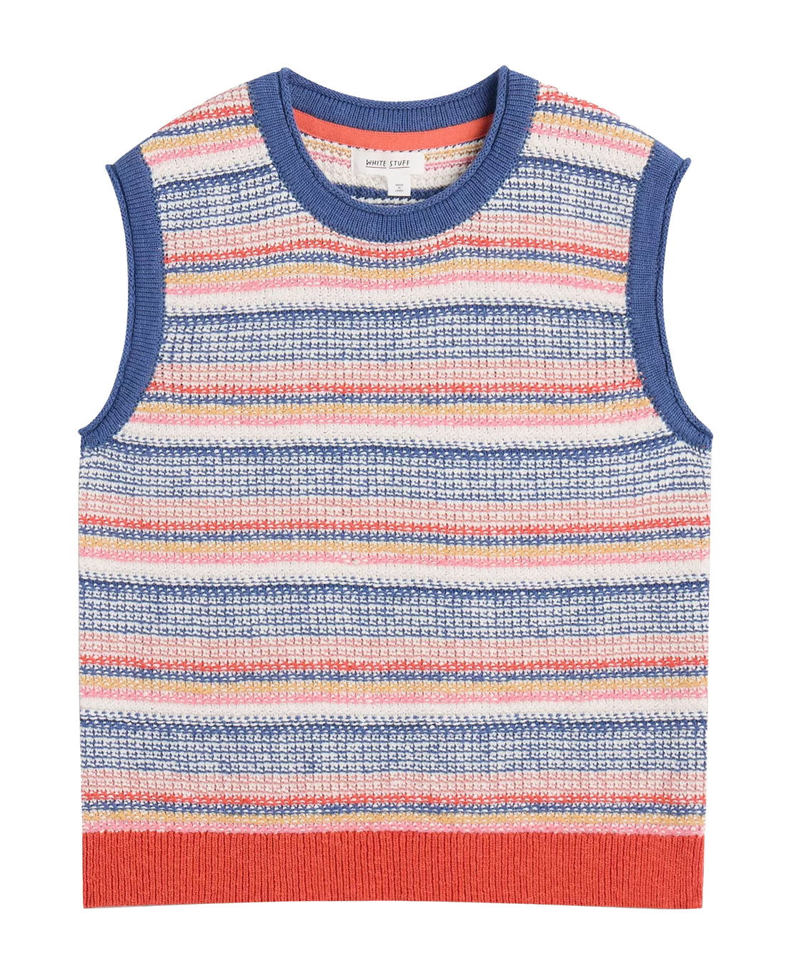 Tara Texture Tank - Blue Multi