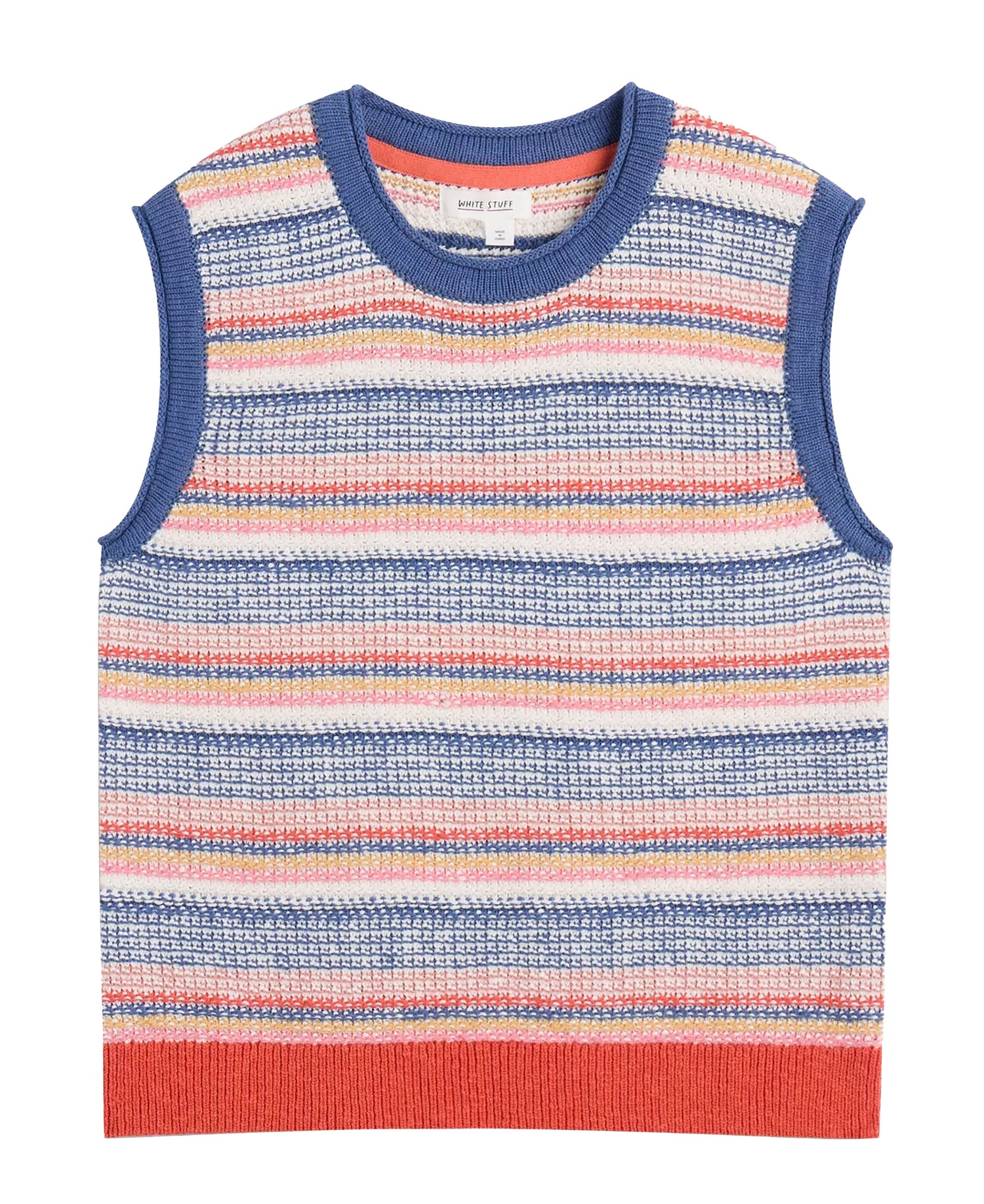 Tara Texture Tank - Blue Multi