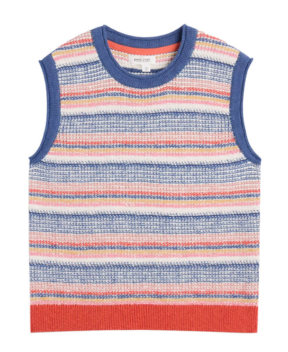Tara Texture Tank - Blue Multi
