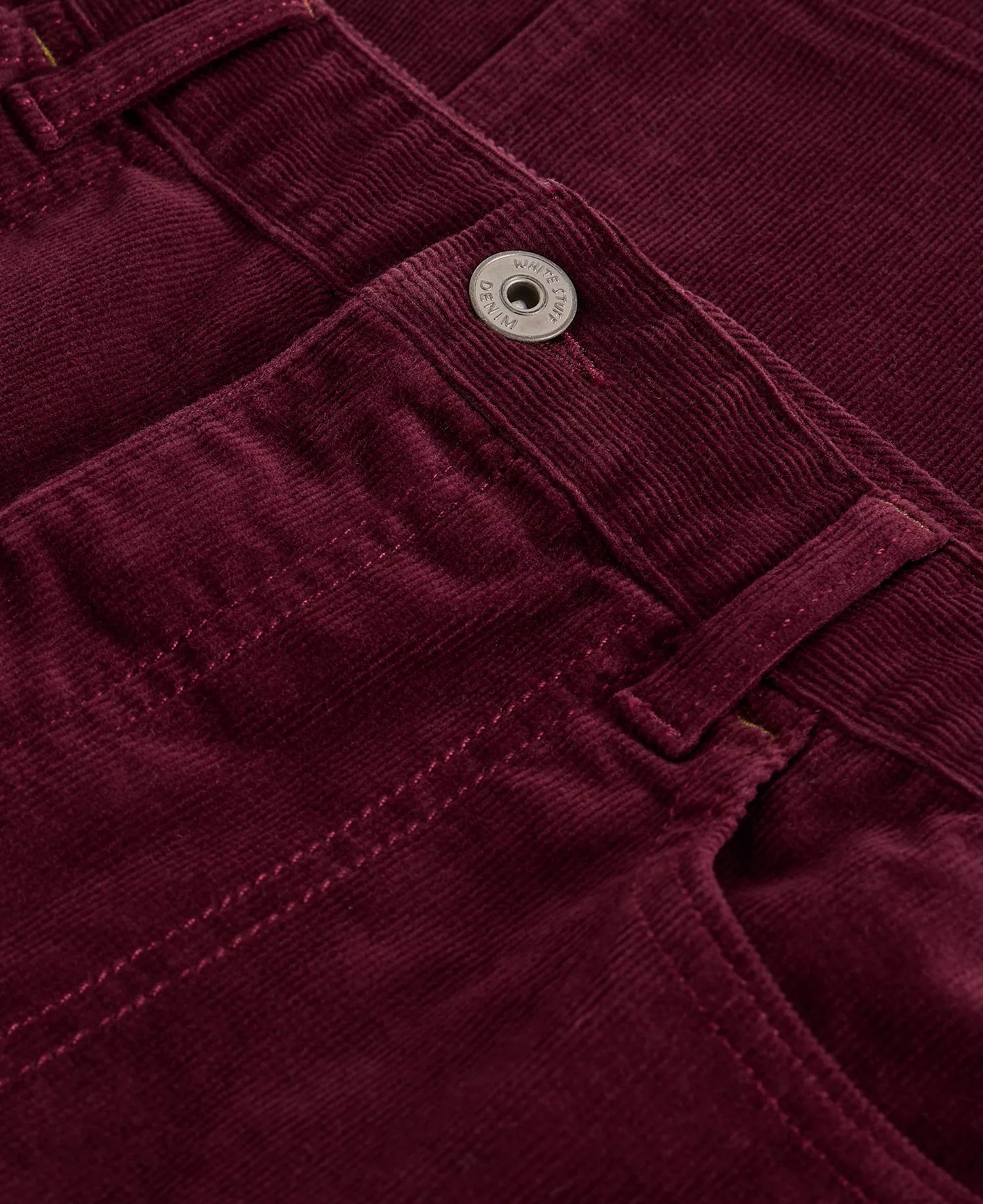 Tia Cord Skirt - Dark Plum